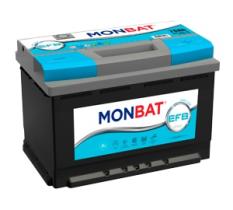 MONBAT MT70EFB - BATERÍA MONBAT SERIE EFB 70AH. 680A + DERECHA
