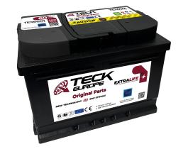 AUTOMOTIVE TEX6001 - BATERÍA TECK EUROPE SERIE DYNAMIC 60AH. 500A + IZQUIERDA