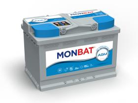 MONBAT AGM81070 - BATERíA MONBAT SERIE AGM DEEP CYCLE 70AH. 52A + DERECHA