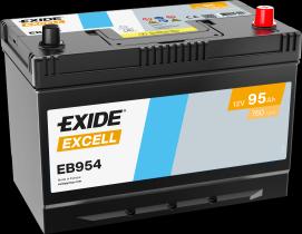 EXIDE EB954 - BATERíA EXIDE EB954 SERIE EXCELL 95AH. 760A + DERECHA