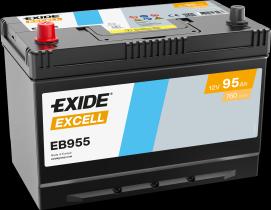 EXIDE EB955 - BATERíA EXIDE EB955 SERIE EXCELL 95AH. 760A + IZQUIERDA