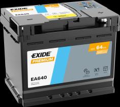 EXIDE EA640 - BATERíA EXIDE EA640 SERIE PREMIUM 64AH. 640A + DERECHA