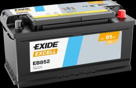 EXIDE EB852 - BATERÍA EXIDE EB852 SERIE EXCELL 85AH. 760A + DERECHA