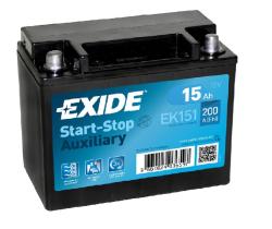 EXIDE EK151 - BATERÍA EXIDE EK151 SERIE AGM 15AH. 200A + IZQUIERDA
