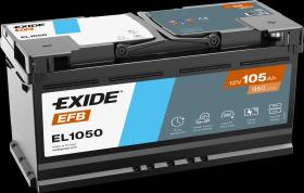 EXIDE EL1050 - BATERÍA EXIDE EL1050 SERIE EFB 105AH. 950A + DERECHA