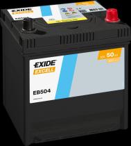 EXIDE EB504 - BATERÍA EXIDE EB504 SERIE EXCELL 50AH. 360A + DERECHA
