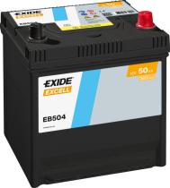 EXIDE EB504 - BATERÍA EXIDE EB504 SERIE EXCELL 50AH. 360A + DERECHA