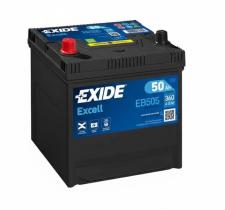 EXIDE EB505 - BATERÍA EXIDE EB505 SERIE EXCELL 50AH. 360A + IZQUIERDA