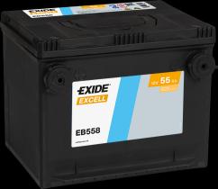 EXIDE EB558 - BATERÍA EXIDE EB558 SERIE EXCELL 55AH. 620A + IZQUIERDA