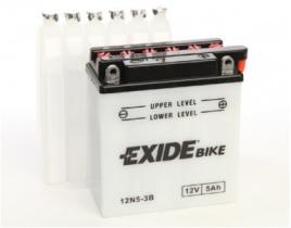 EXIDE 12N5-3B - BATERÍA EXIDE MOTO 12N5-3B / 5AH. 40A + DERECHA