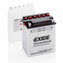EXIDE 12N14-3A - BATERÍA EXIDE MOTO 12N14-3A / 14AH. 130A + DERECHA
