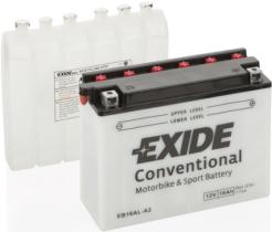 EXIDE EB16AL-A2 - BATERÍA EXIDE MOTO EB16AL-A2 / 16AH. 175A + DERECHA